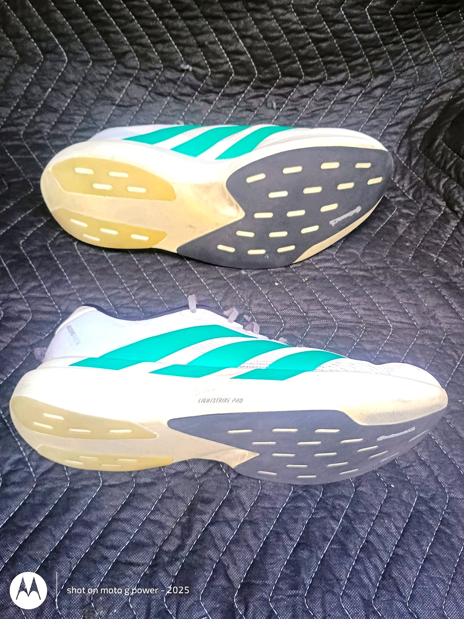 Adidas Adizero SL2 Lightstrike Pro White Teal Men's Running Shoes - Imagen 6