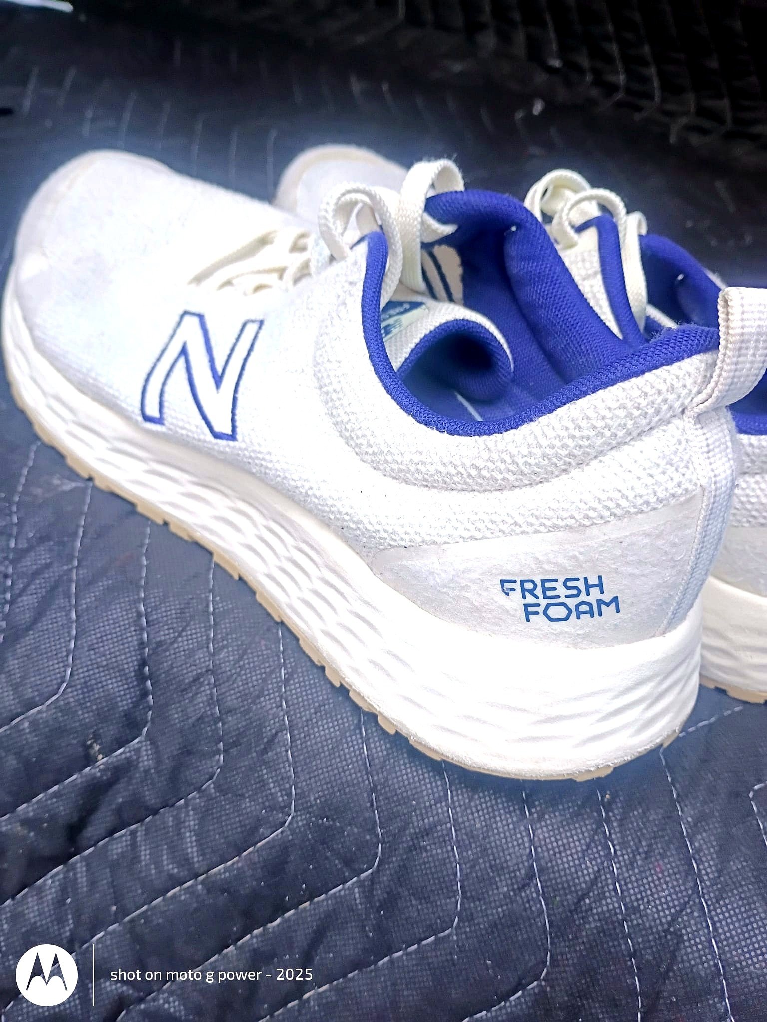 New Balance Fresh Foam Arishi White Blue Men's Running Shoes